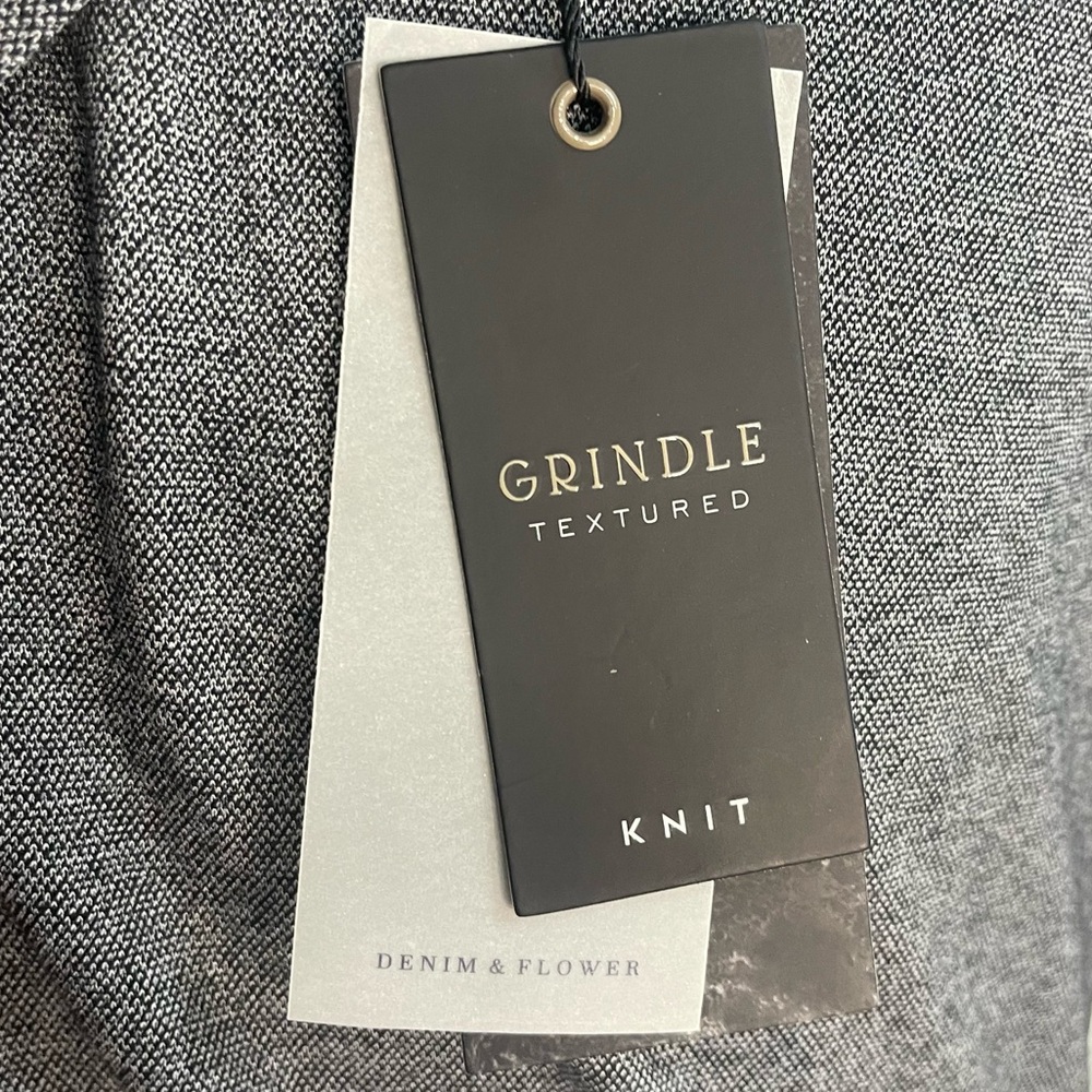 Denim & Flower Grindle Knit Button Down Shirt Gray - Picture 8 of 9